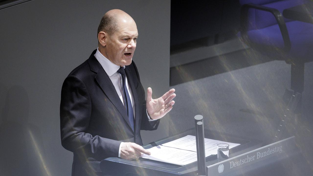 Regierungserklärung vor EU Gipfel Scholz Stehen zusammen