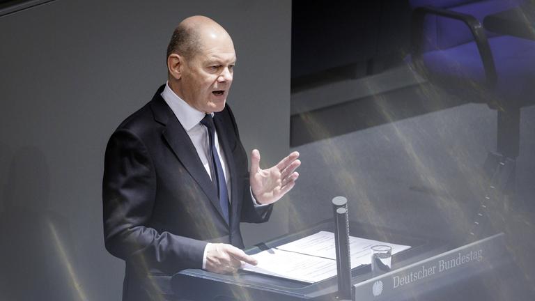 Regierungserklärung von Kanzler Scholz