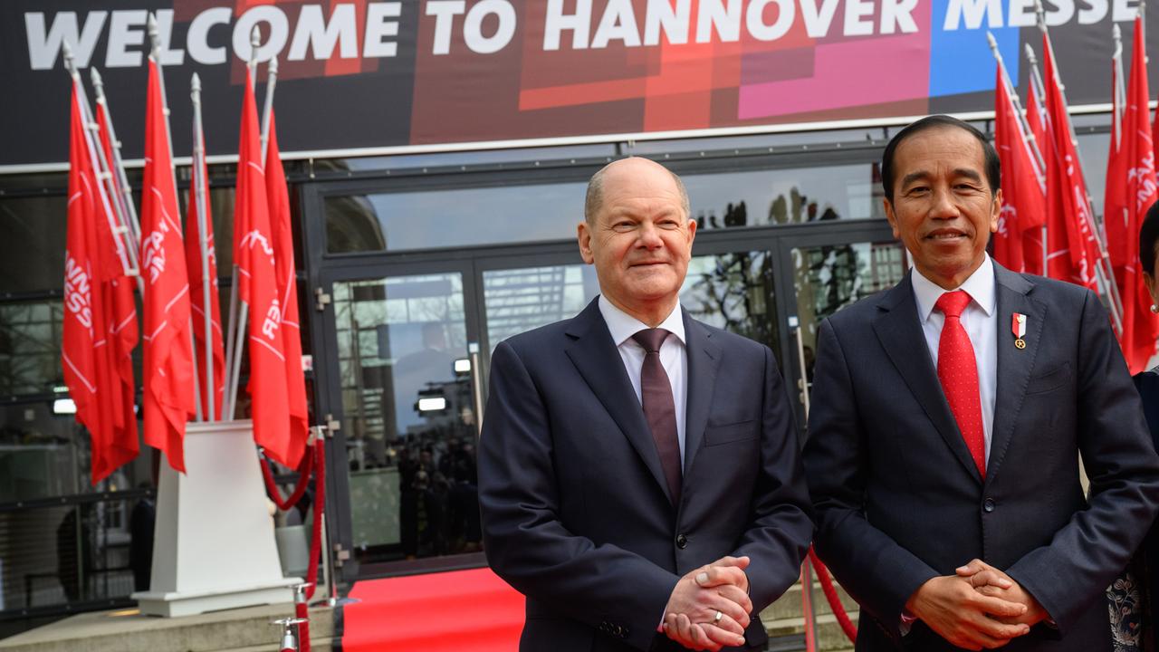 Hannover Messe Scholz kündigt Beitritt Indonesiens zu Klimaclub an