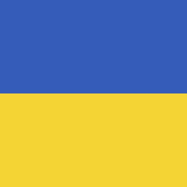 Offizielle Nationalflagge der Ukraine *** Official national flag of Ukraine Copyright imageBROKER W