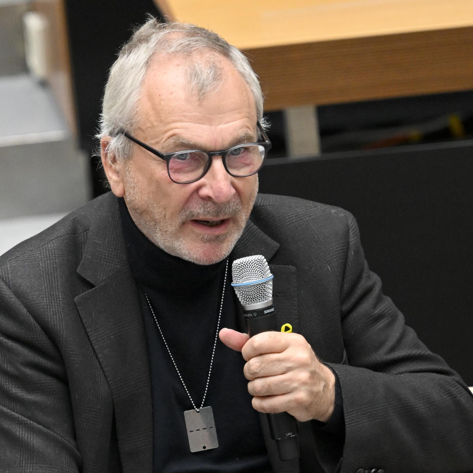 Volker Beck spricht bei einer Diskussionsveranstaltung.