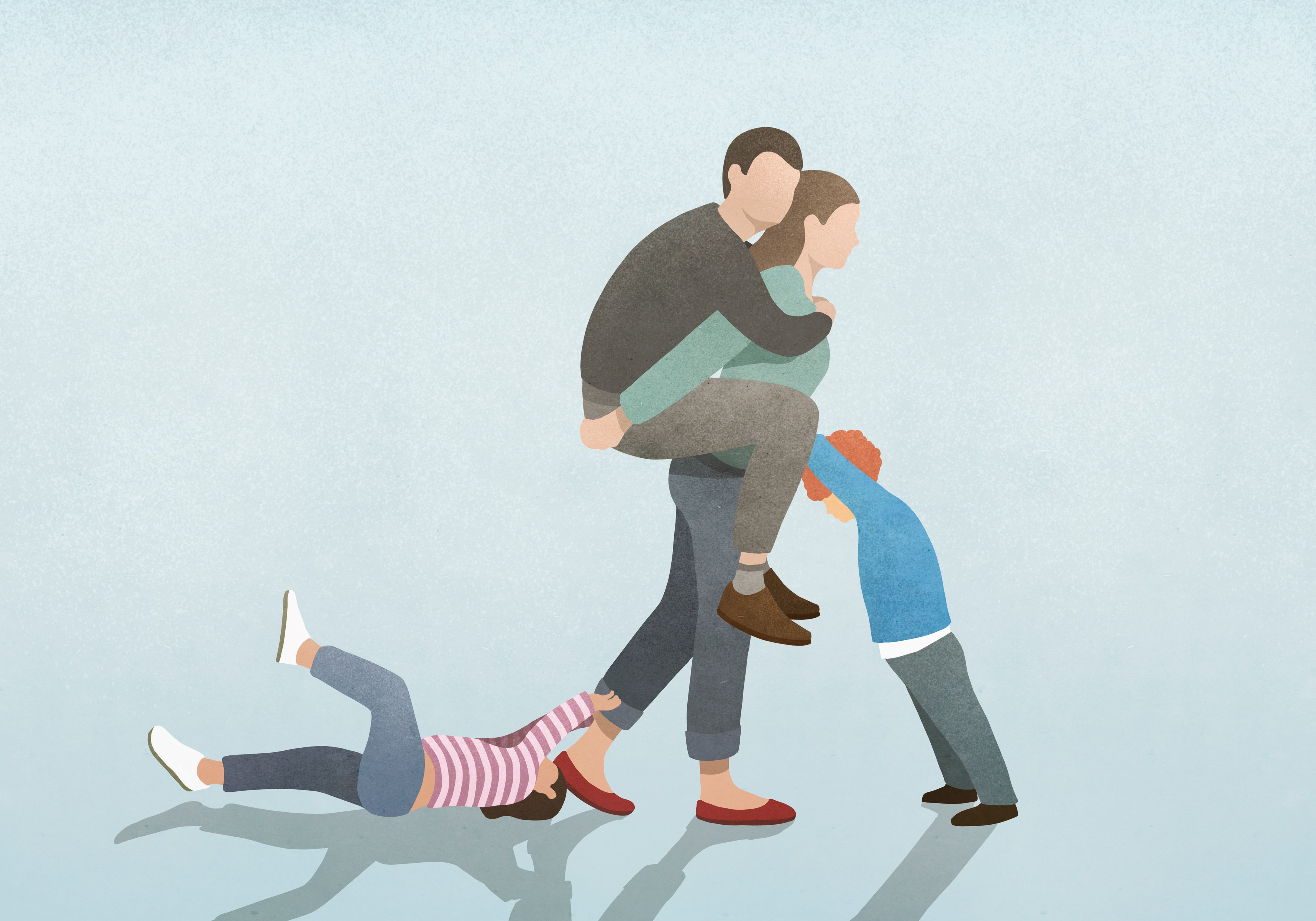 Тащить семью. Тащит за собой. Перетягивание каната семья. Мужчина тащит. Канат для детей.