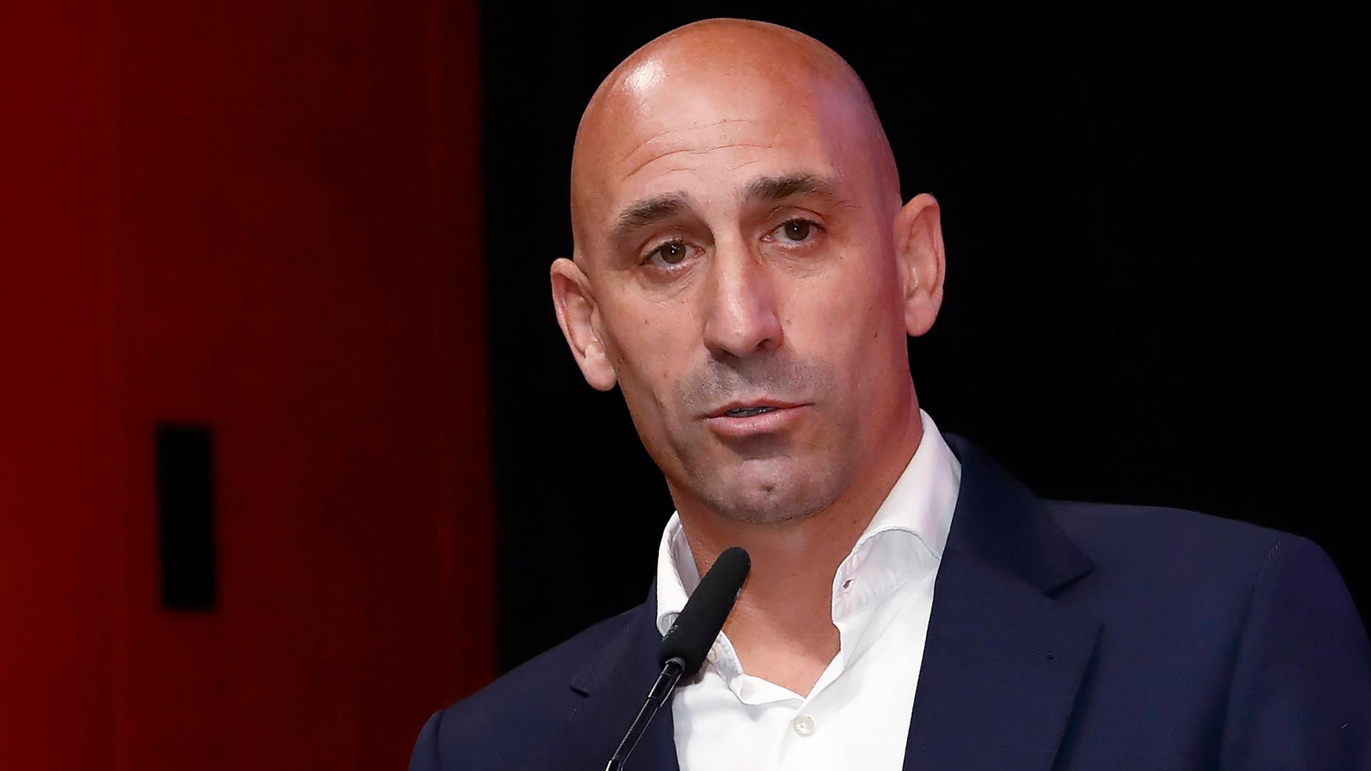 Der suspendierte Chef des spanischen Fußball-Verbands, Luis Rubiales