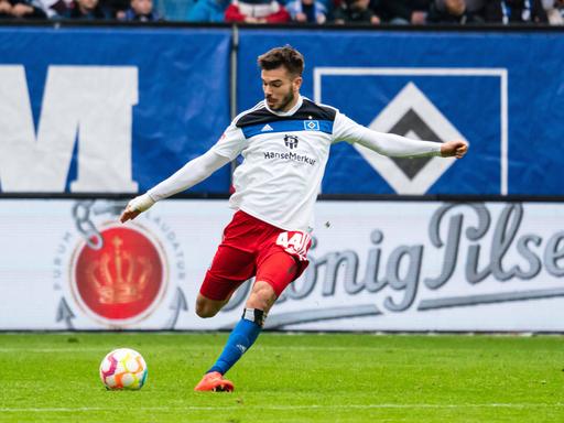 Mario Vuskovic im Trikot des Hamburger SV.