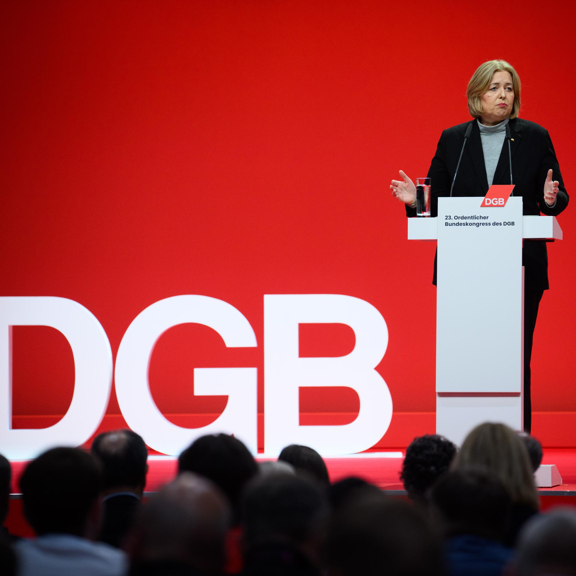Arbeitsministerin - Bas wirbt beim DGB für Reformen: 