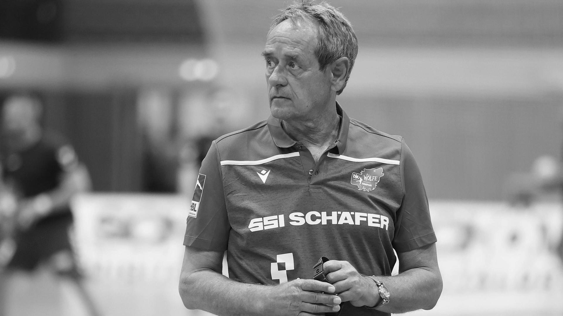Handball-Trainer Rolf Brack DJK Rimpar Wölfe