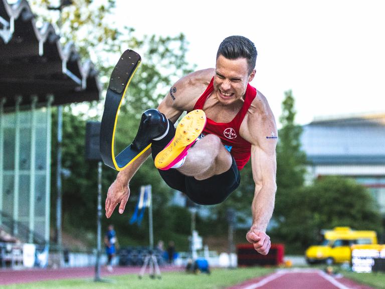 Markus Rehm beim Weitsprung