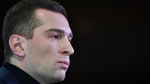Jordan Bardella, Parteichef der rechten französischen Partei Rassemblement National 