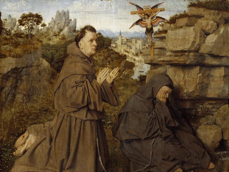 Der Heilige Franz von Assisi empfängt die Stigmata, um 1430. Aus der Sammlung der Galleria Sabauda, Turin. 
