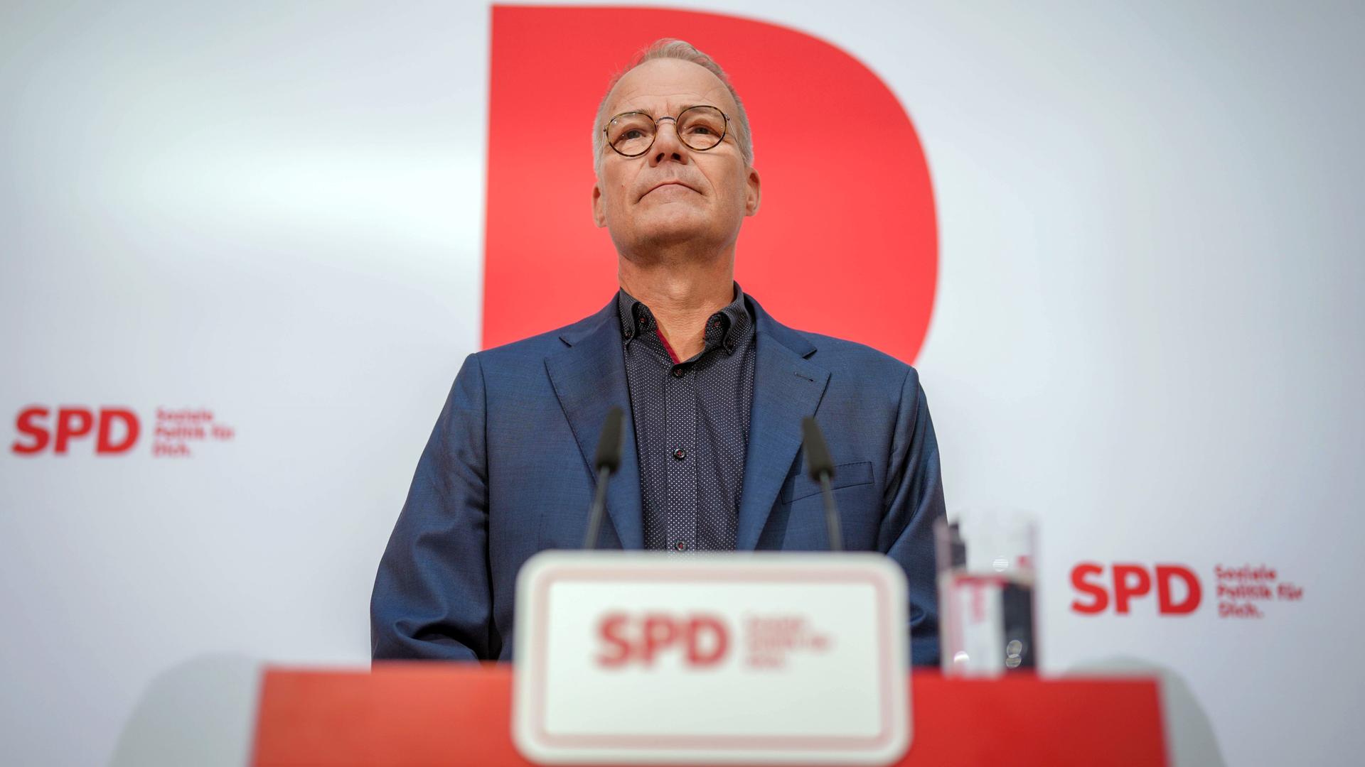 Matthias Miersch wird auf einer Pressekonferenz in der Parteizentrale als neuer SPD-Generalsekretär vorgestellt. Matthias Miersch wird auf einer Pressekonferenz in der Parteizentrale als neuer SPD-Generalsekretär vorgestellt.