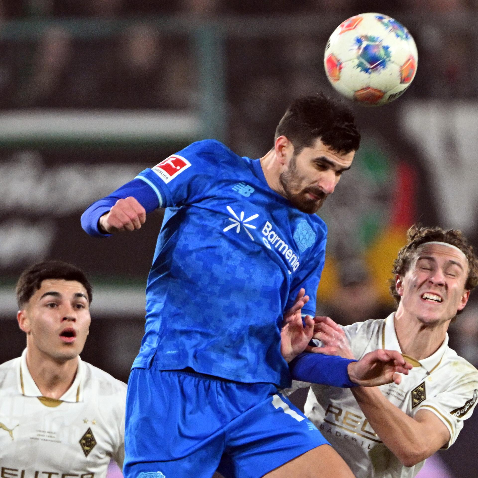 Fußball-Bundesliga - Gladbach und Leverkusen trennen sich im Abendspiel 1:1