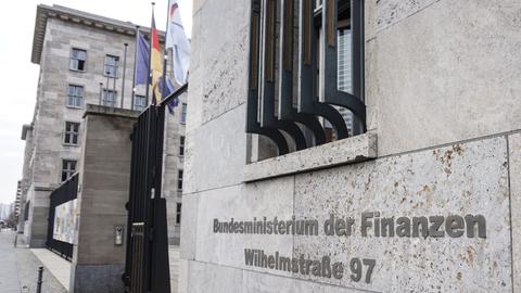 Das Gebäude des Bundesfinanzministeriums von außen