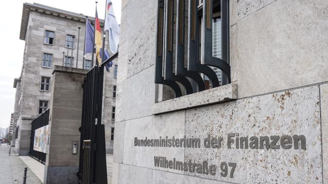 Das Gebäude des Bundesfinanzministeriums von außen