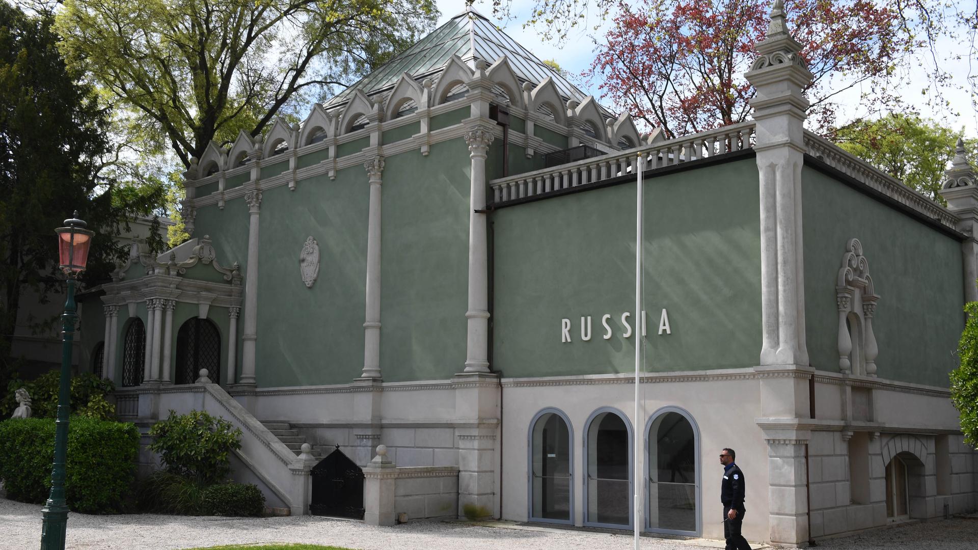 Der Russische Pavillon bei der Kunstbiennale in Venedig. 