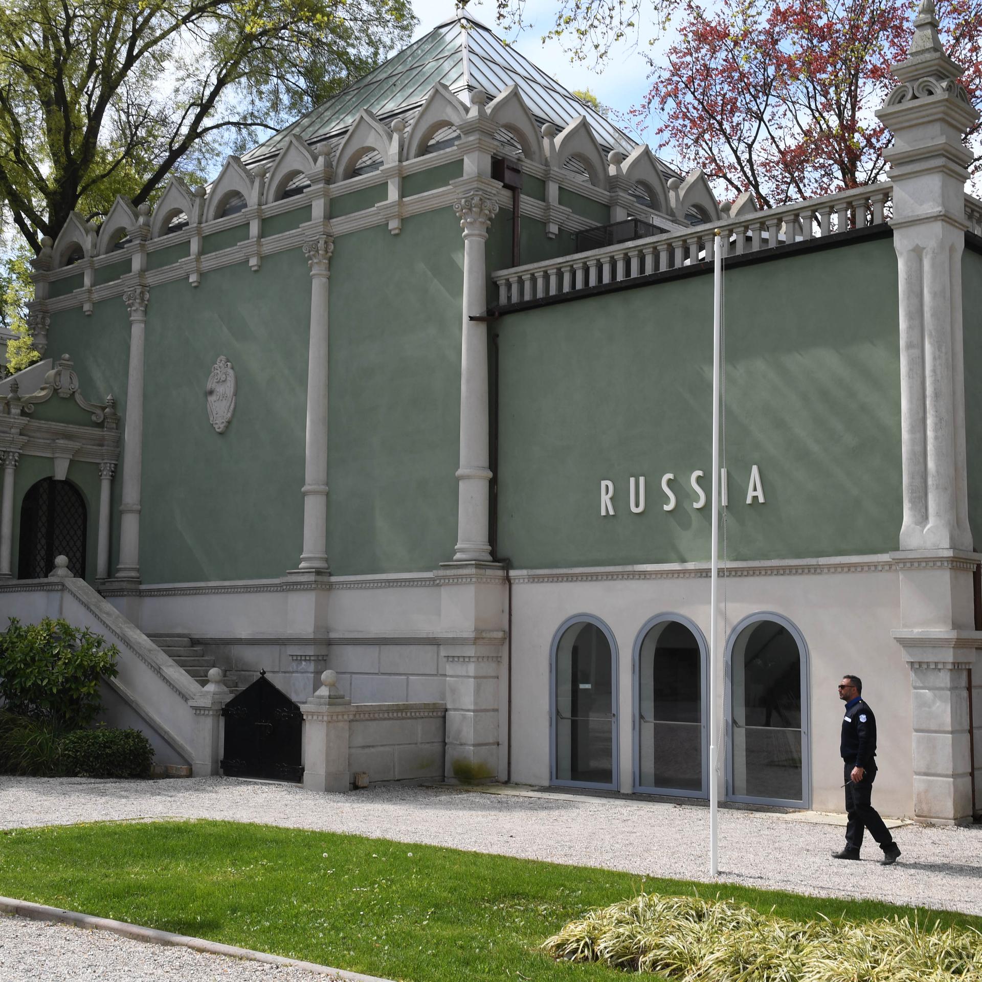 Der Russische Pavillon bei der Kunstbiennale in Venedig. 