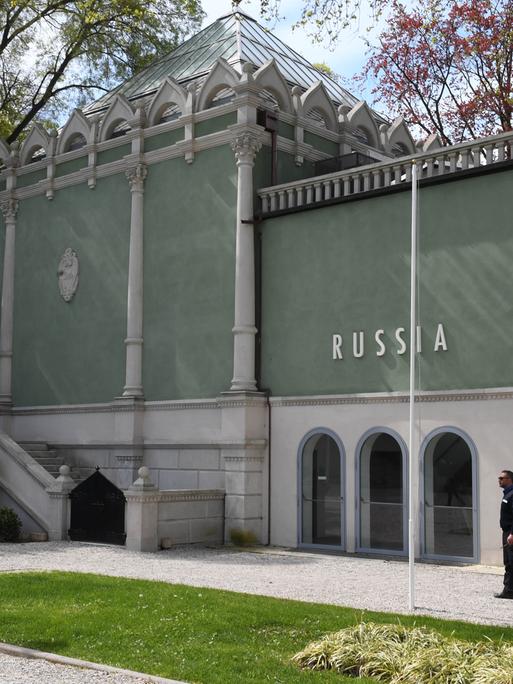 Der Russische Pavillon bei der Kunstbiennale in Venedig. 