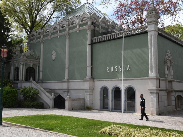 Der Russische Pavillon bei der Kunstbiennale in Venedig. 