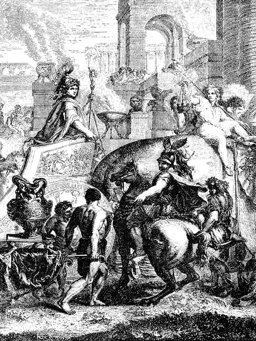 Der Einzug von Alexander dem Großen in Babylon