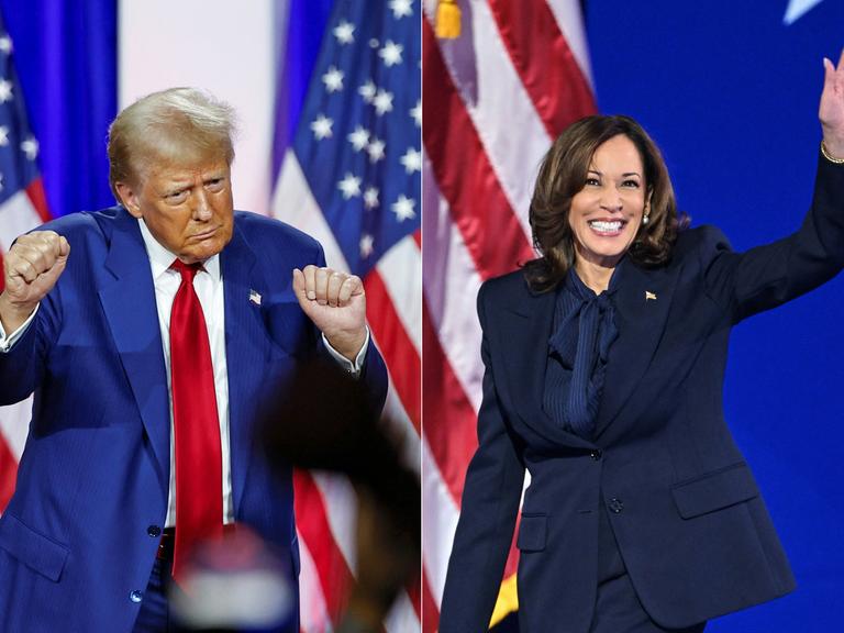 Donald Trump und Kamala Harris