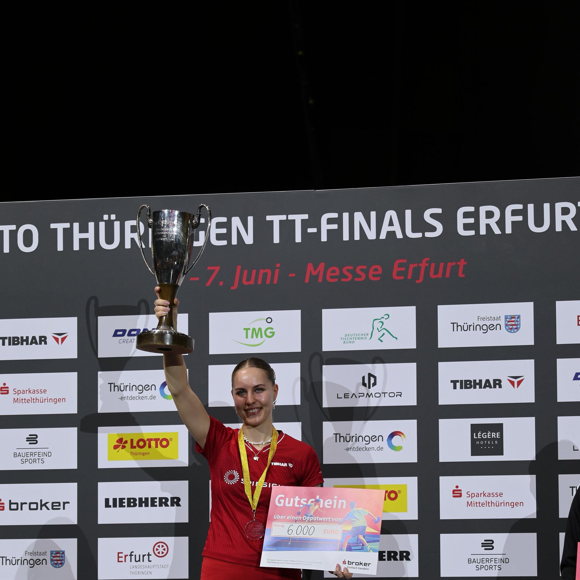 Erfurt - Annett Kaufmann und Dang Qiu sind deutsche Meister 