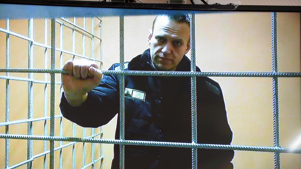 Alexej Nawalny hinter Gittern