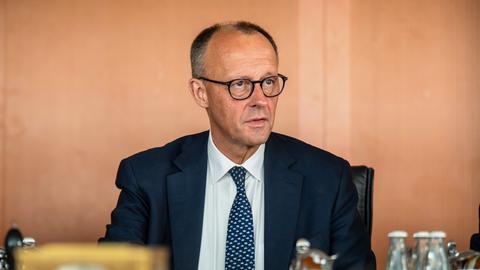 Bundeskanzler Friedrich Merz (CDU) bei einer Kabinettssitzung