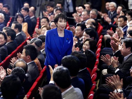 Die neue LDP-Parteichefin Sanae Takaichi