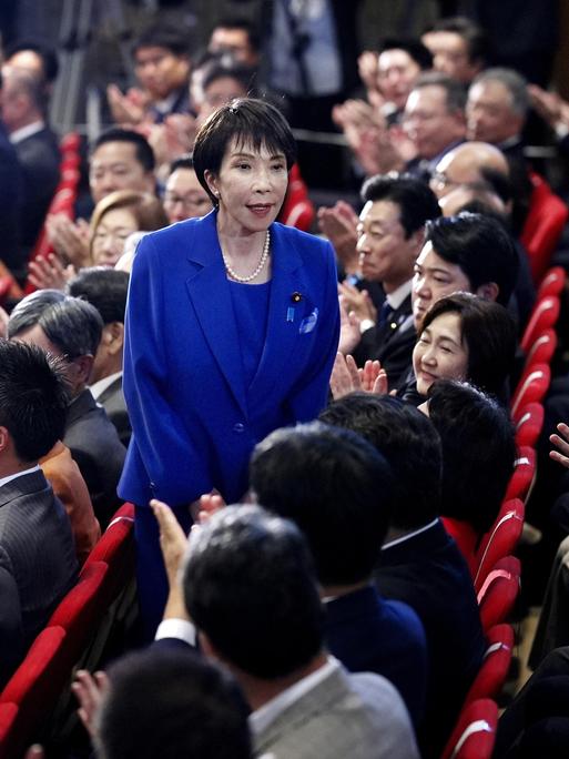 Die neue LDP-Parteichefin Sanae Takaichi