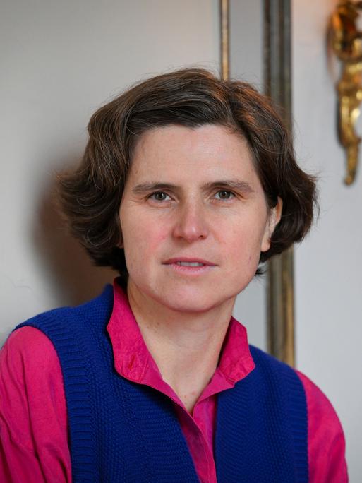 Die Schriftstellerin Judith Schalansky im Neuen Palais in Potsdam. Die Schriftstellerin Judith Schalansky im Neuen Palais in Potsdam.