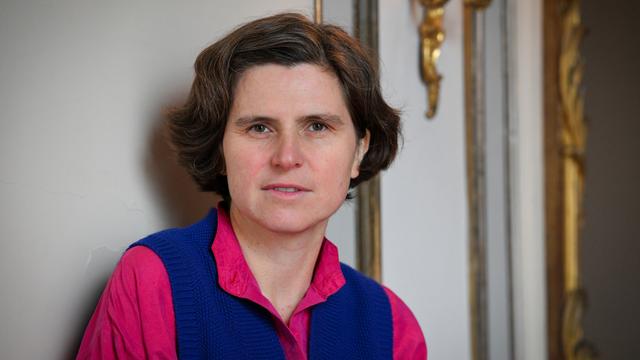 Die Schriftstellerin Judith Schalansky im Neuen Palais in Potsdam.