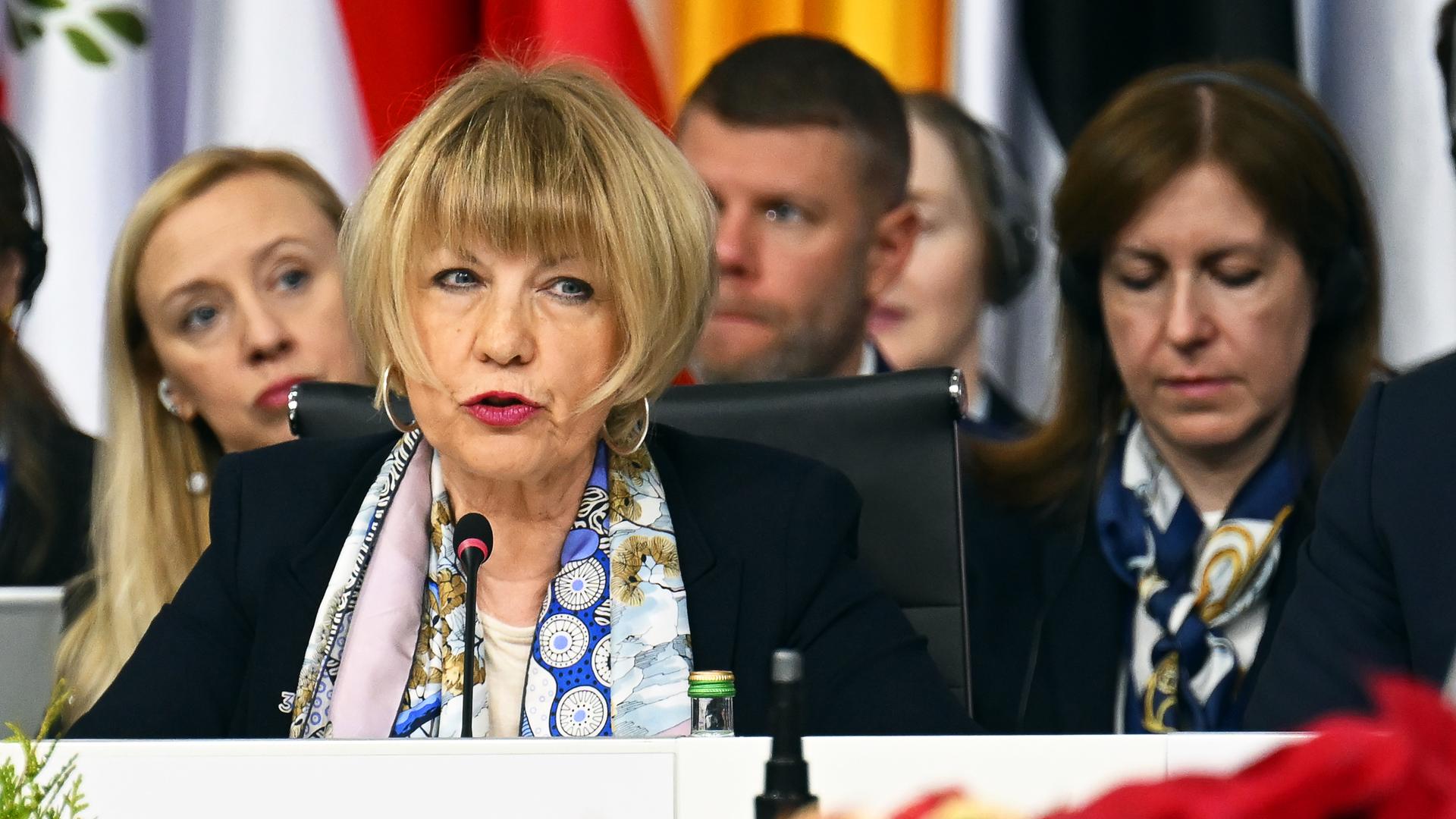 Helga Maria Schmid, Generalsekretärin der Organisation für Sicherheit und Zusammenarbeit in Europa (OSZE) Helga Maria Schmid, Generalsekretärin der Organisation für Sicherheit und Zusammenarbeit in Europa (OSZE)