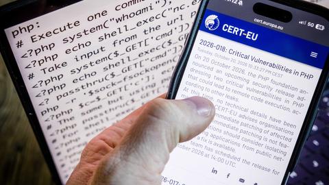 Die Website des Europäischen Computer-Notfallteams (CERT-EU) mit dem Aufruf, Websites und Anwendungen offline zu nehmen.