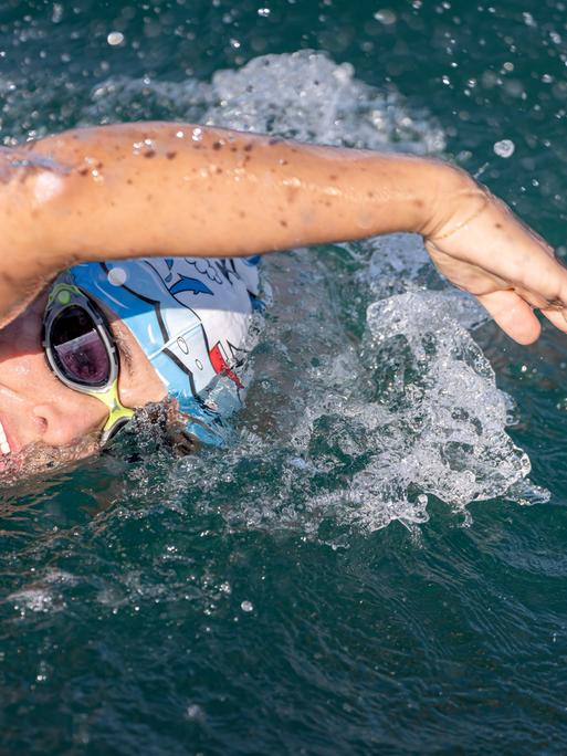 Extremschwimmerin Nathalie Pohl