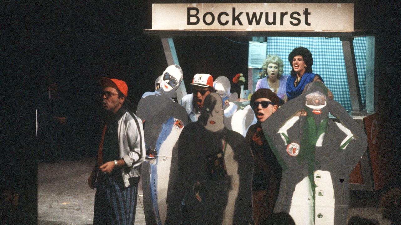 2000. Aufführung des Musicals "Linie 1" im GripsTheater