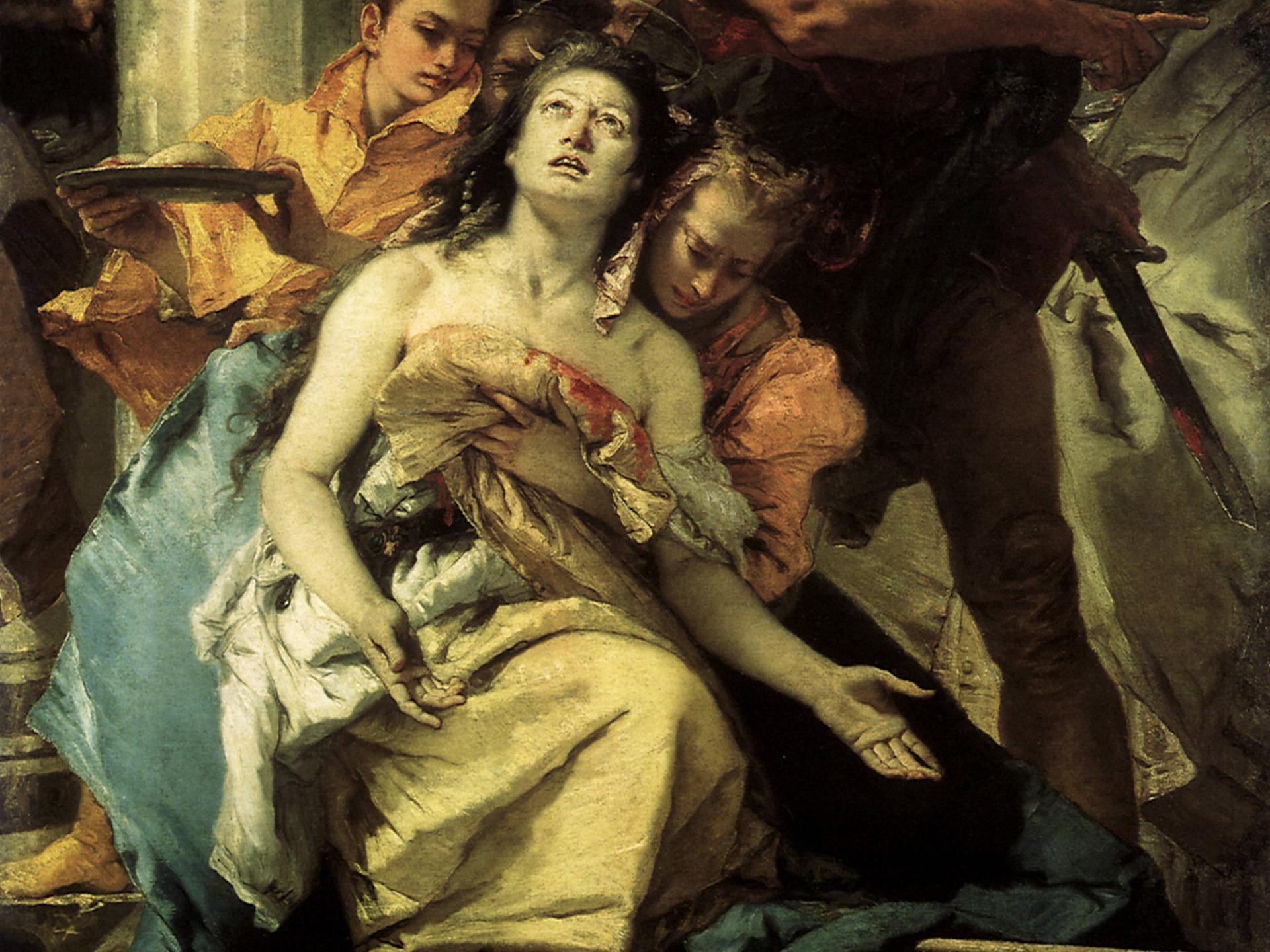 "Das Martyrium der Heiligen Agatha" von Tiepolo, entstanden um 1755