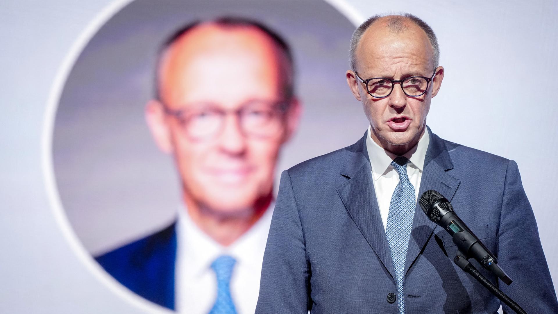 Seoul: Bundeskanzler Friedrich Merz (CDU) spricht zum Abschluss seiner fünftägigen Asienreise an der Asien-Pazifik-Konferenz der Deutschen Wirtschaft (APK). Seoul: Bundeskanzler Friedrich Merz (CDU) spricht zum Abschluss seiner fünftägigen Asienreise an der Asien-Pazifik-Konferenz der Deutschen Wirtschaft (APK).