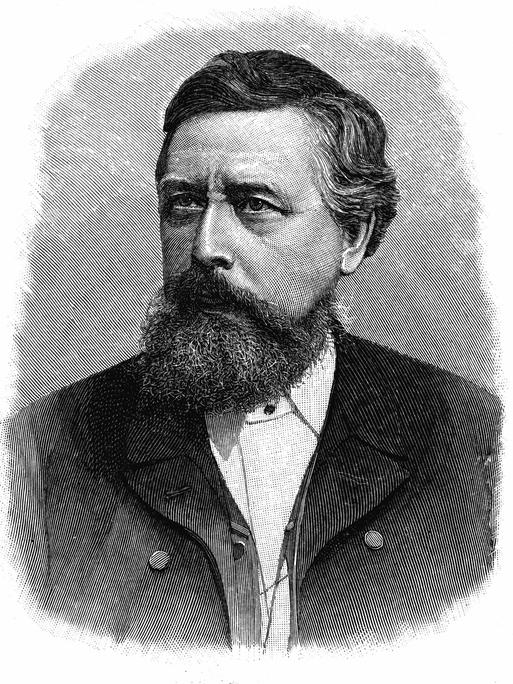 Porträtaufnahme von Wilhelm Liebknecht