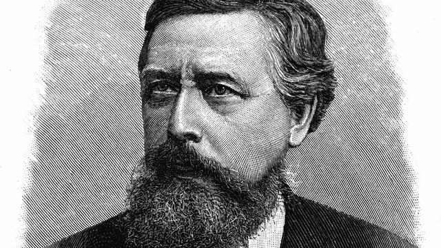 Porträtaufnahme von Wilhelm Liebknecht