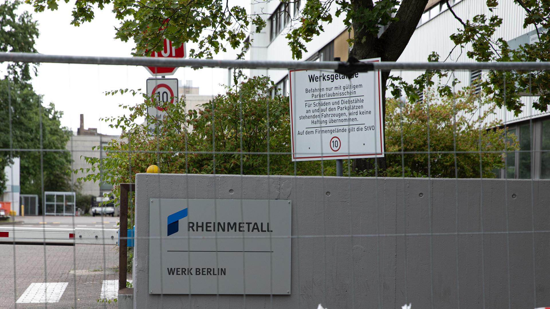 Against Armaments - Protesters glue themselves in front of Rheinmetall company premises in Berlin