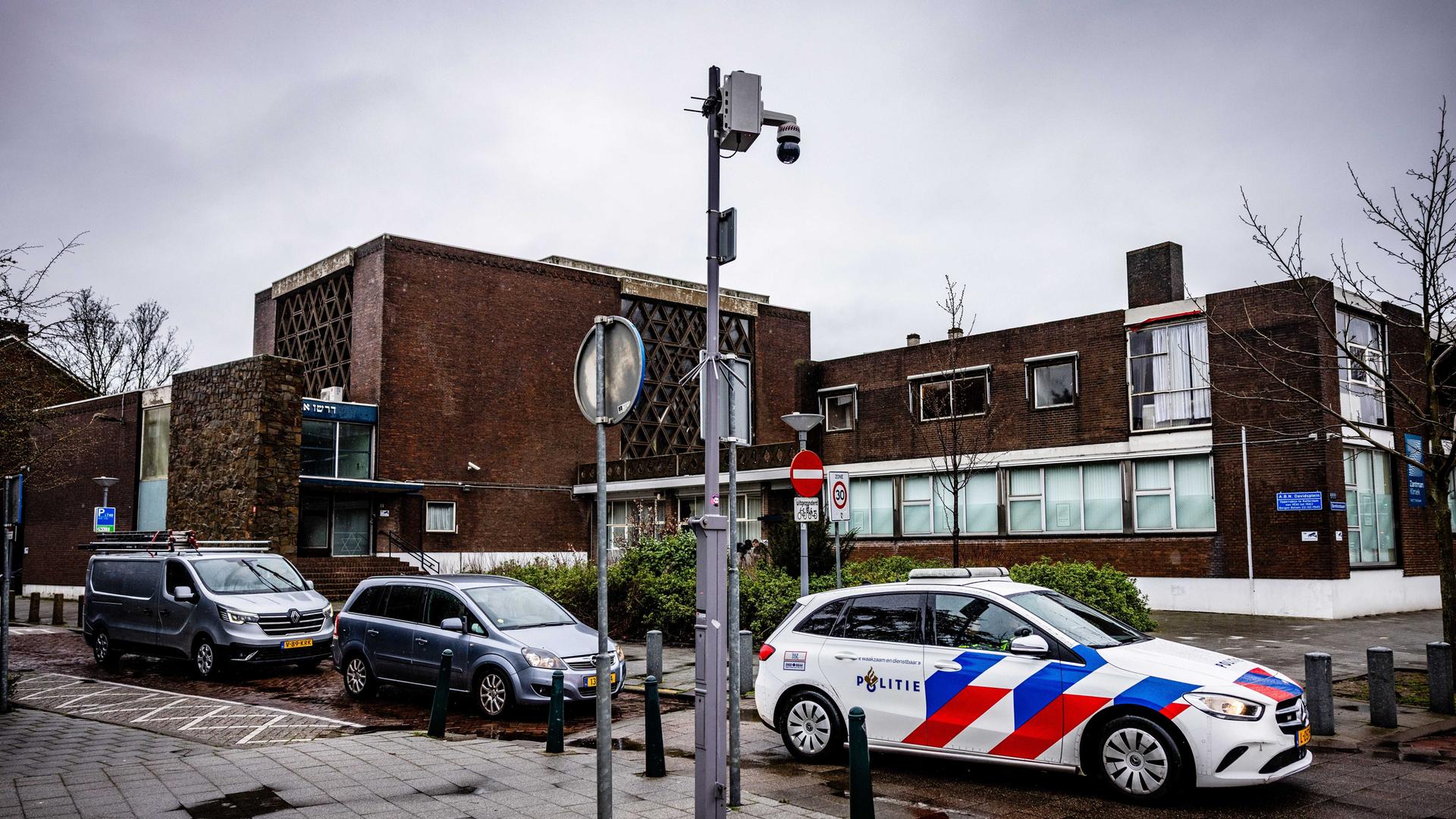 In einer Synagoge am ABN Davidsplein brach ein Feuer aus. 