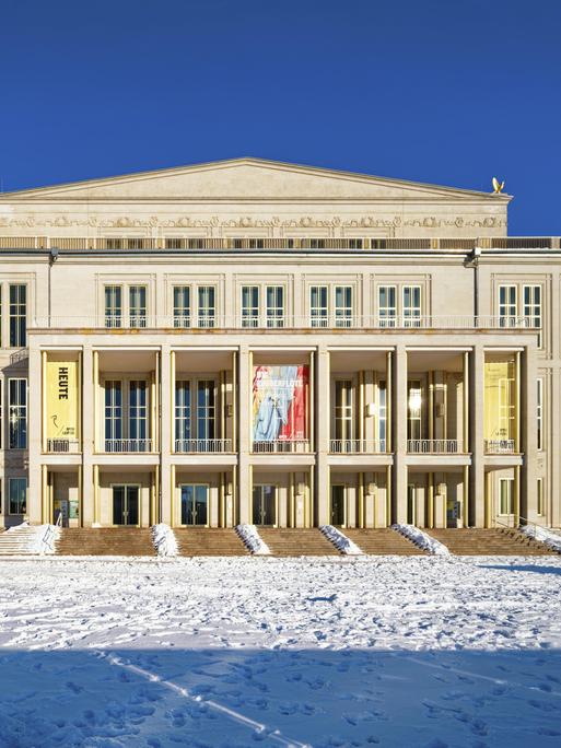 Aussenansicht der Leipziger Oper am Augustusplatz
