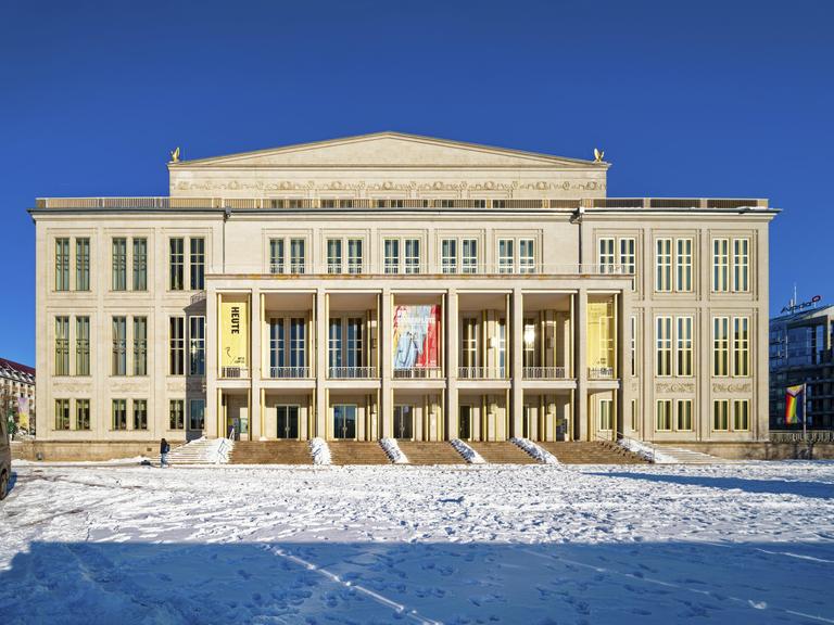 Aussenansicht der Leipziger Oper am Augustusplatz