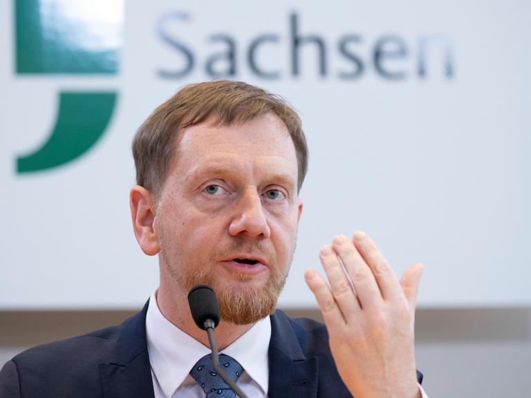 Michael Kretschmer (CDU), Ministerpräsident von Sachsen, will mit der SPD eine Minderheitsregierung bilden