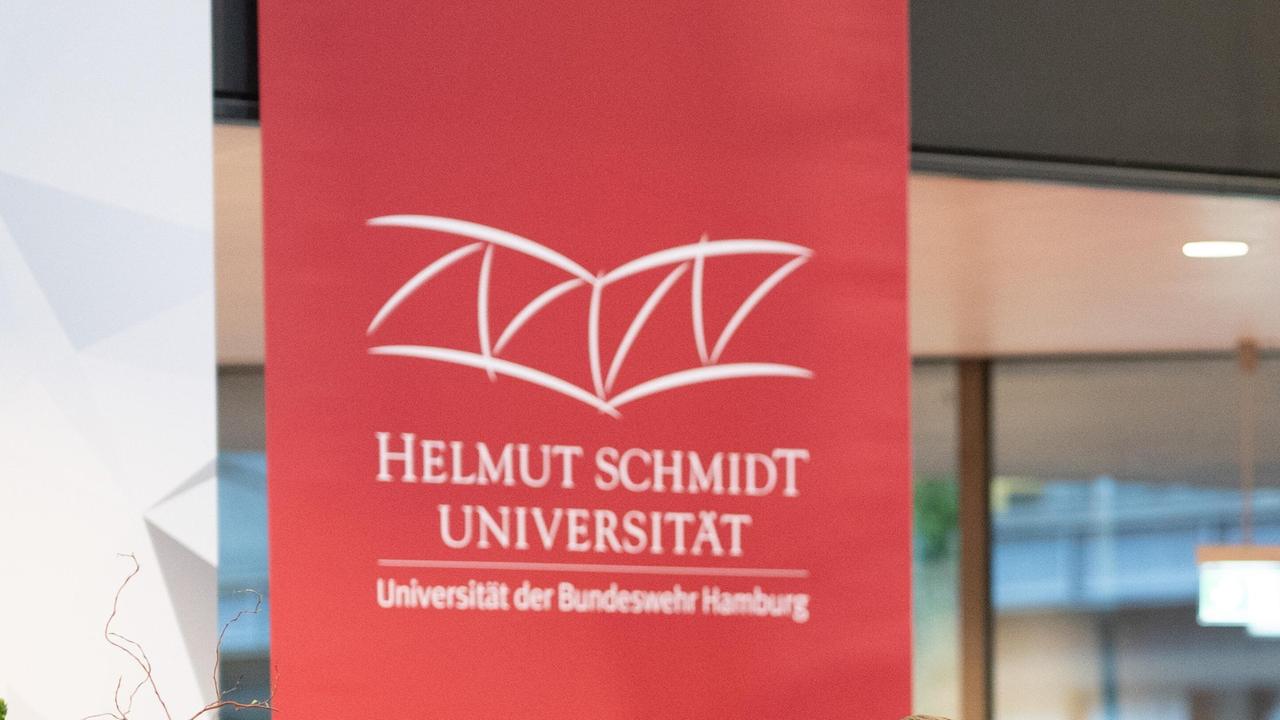 Das Logo der Helmut-Schmidt-Universität in Hamburg 