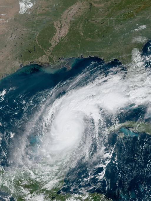 Hurricane Milton aus dem Weltraum fotografiert.