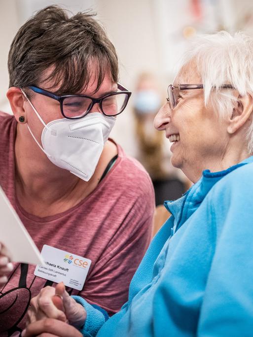 Die Altenhilfeeinrichtung Caritas Stift Lambertus am Mittwoch den 15. Dezember 2021 in Essen.