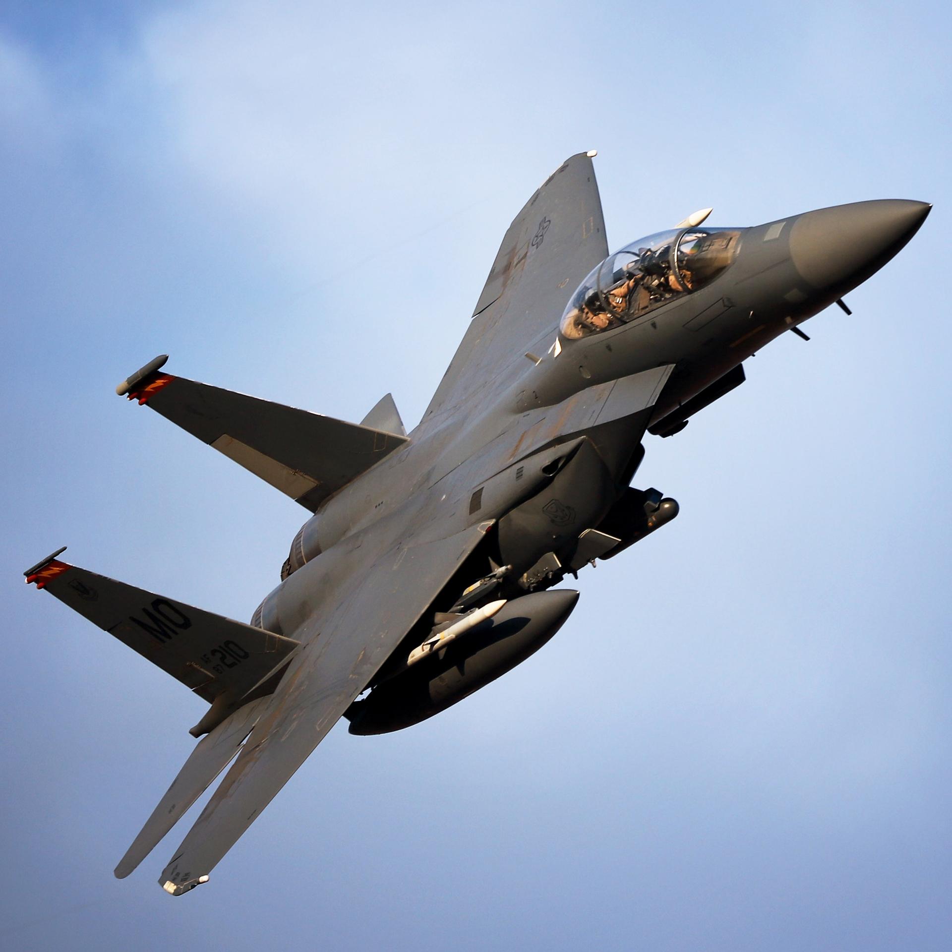 Ein Kampfflugzeug der US-Armee in Syrien (Archivbild).