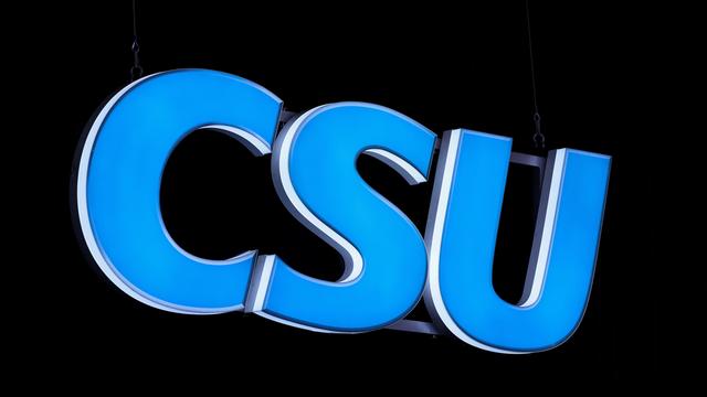 CSU-Logo in der Messe München