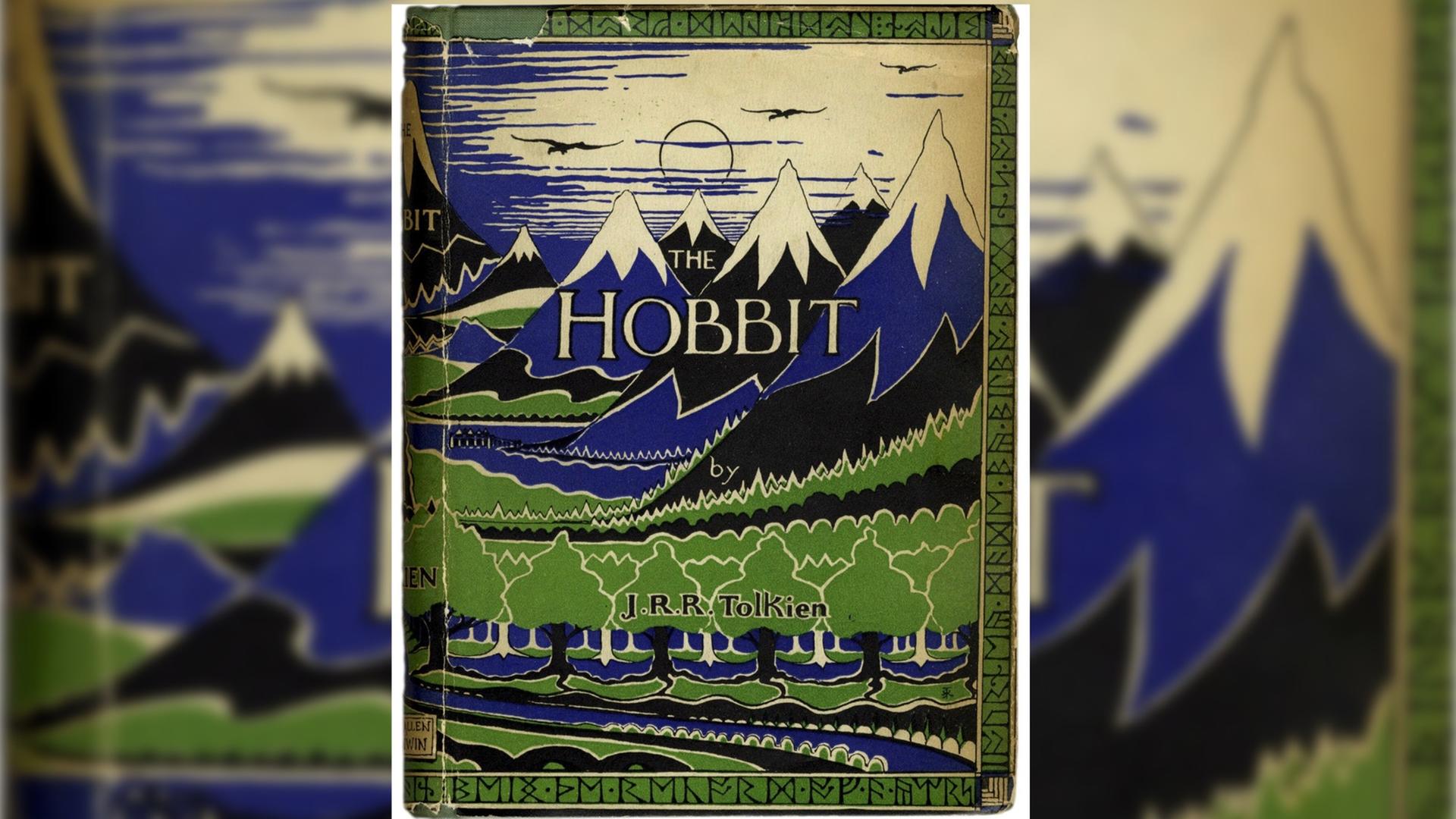 Die 1937 Edition von «The Hobbit» des Autors J.R.R Tolkien Die 1937 Edition von «The Hobbit» des Autors J.R.R Tolkien