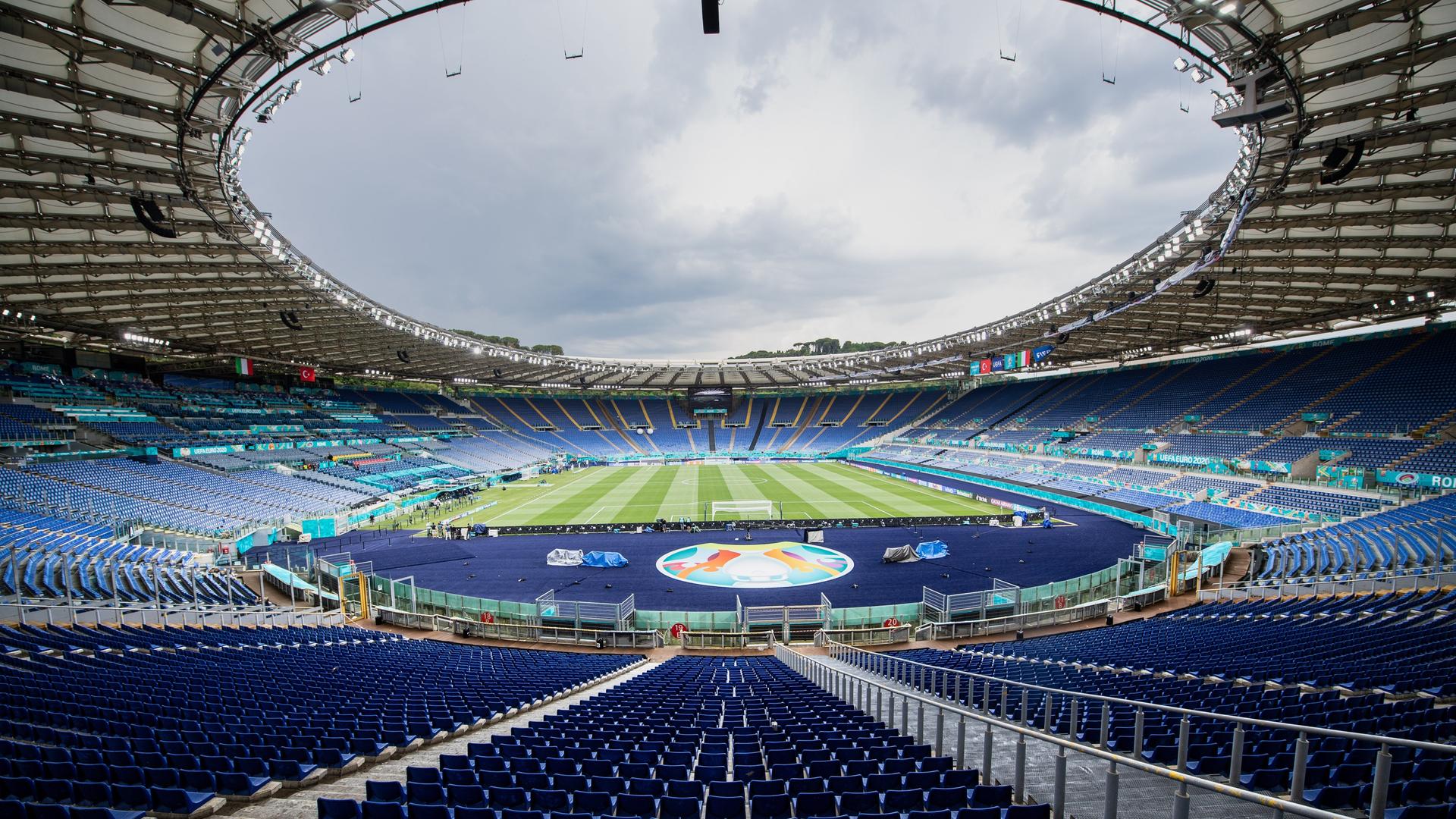 Blick in das Stadio Olimpico in Rom Blick in das Stadio Olimpico in Rom